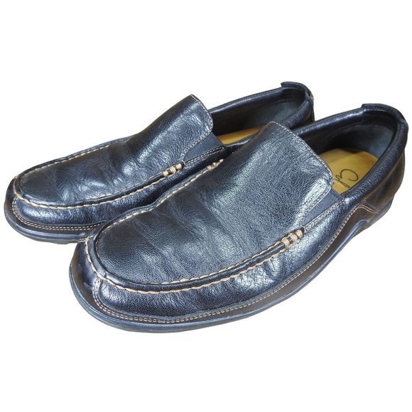Cole Haan Men\'s Tucker Venetian Black Leather Loafer Shoes C03557 Size 8 M